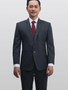 Bộ Suit Xám Xanh Denim Classic Fit TGS261